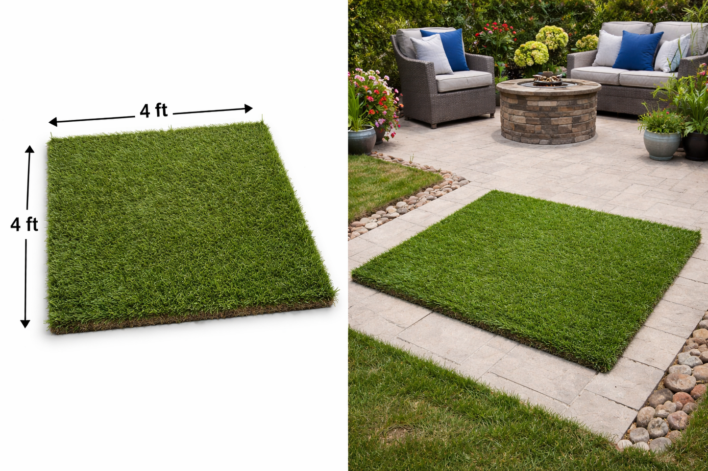 Buffalo Bills Highmark Stadium Authentic 4ft x 4ft Section of Turf (Pre-Order)