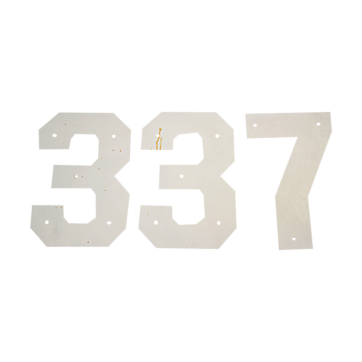 Highmark Stadium Authentic Section 337 White Three Number Sign