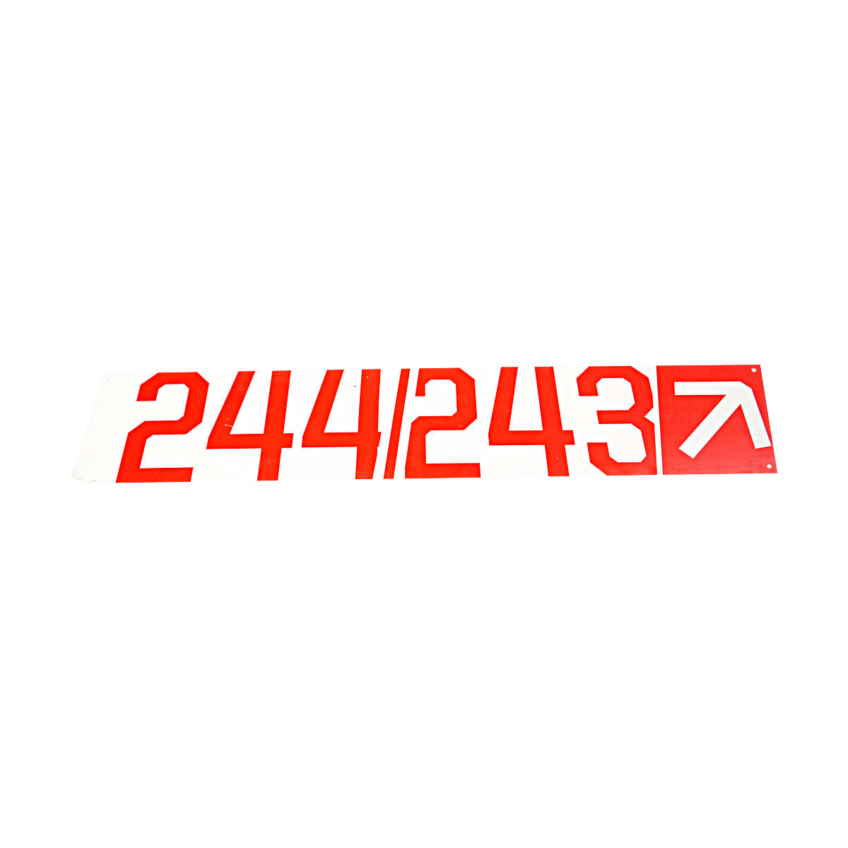 Highmark Stadium Authentic Section 244/243 White/Red 74x14 Sign