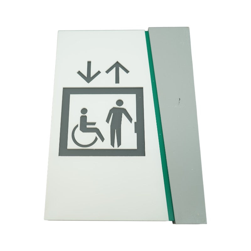 Highmark Stadium Authentic Elevator Double Sided White/Green 8x10 Sign