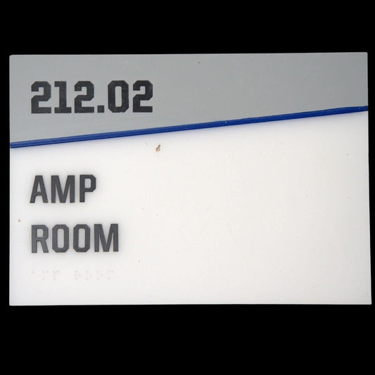 Highmark Stadium Authentic Amp Room White/Blue 10x7 Sign