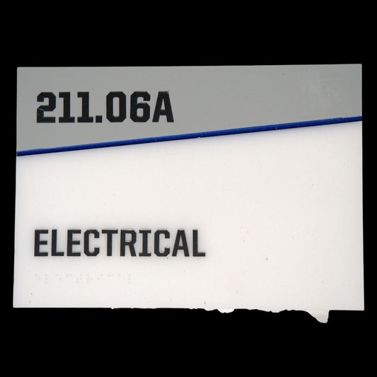 Highmark Stadium Authentic Electrial 10x7 White/Blue Sign