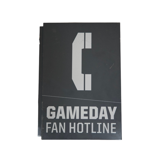 Highmark Stadium Authentic Game Day Hotline Double Sided 12x18 Sign