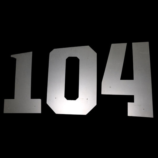 Highmark Stadium Authentic Section 104 Right Side Tunnel Metal Sign