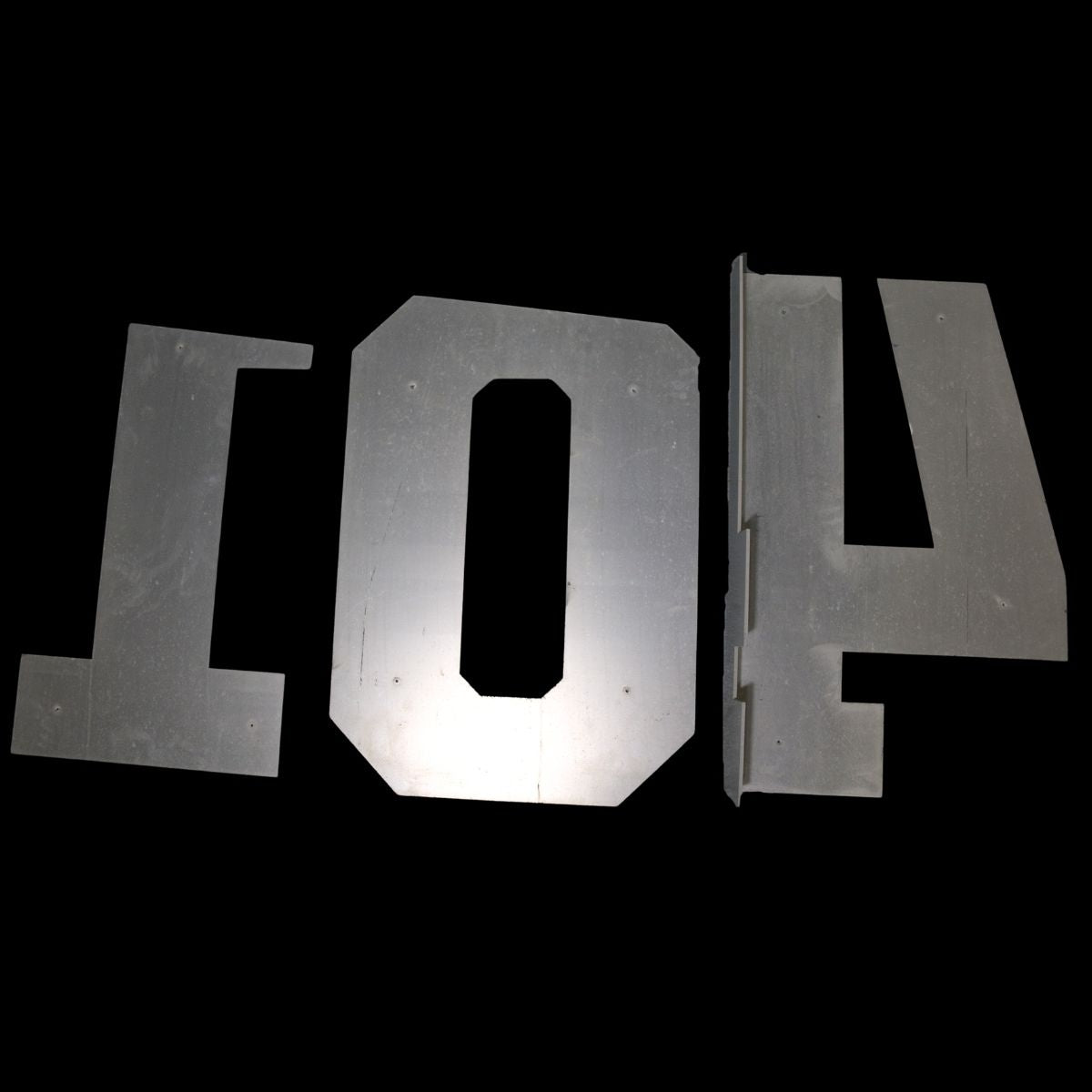 Highmark Stadium Authentic Section 104 Right Side Tunnel Metal Sign