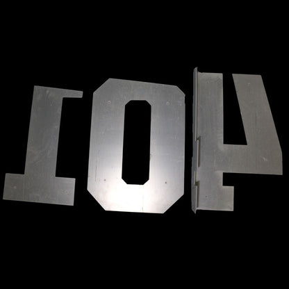 Highmark Stadium Authentic Section 104 Right Side Tunnel Metal Sign