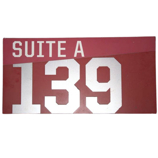 Highmark Stadium Authentic Section 139 Suite A 29x15 Sign