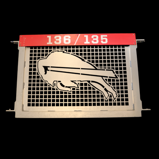 Highmark Stadium Authentic Section 136/135 Field Metal Red Gate