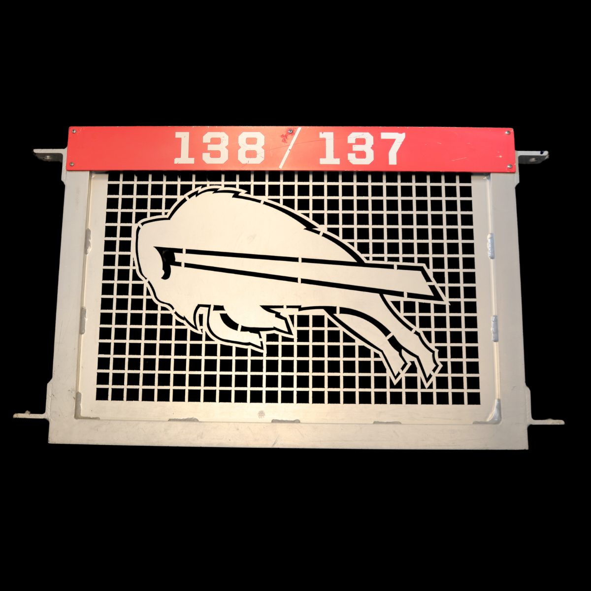 Highmark Stadium Authentic Section 138/137 Field Metal Red Gate