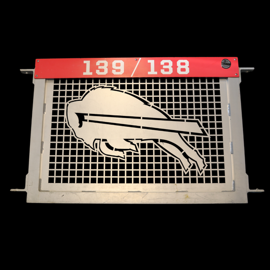 Highmark Stadium Authentic Section 139/138 Field Metal Red Gate