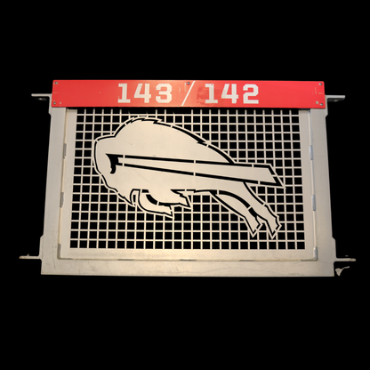Highmark Stadium Authentic Section 143/142 Field Metal Red Gate