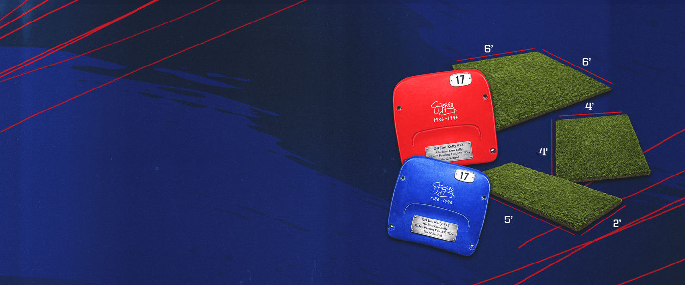 <p>Larger Turf Sections & Autographed Seatbacks!</p>