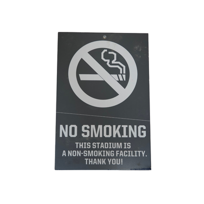 Highmark Stadium Authentic No Smoking 12x18 Sign