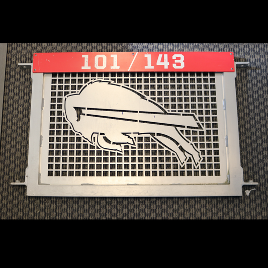 Highmark Stadium Authentic Section 101/143 Field Metal Red Gate