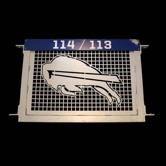 Highmark Stadium Authentic Section 114/113 Field Metal Blue Gate
