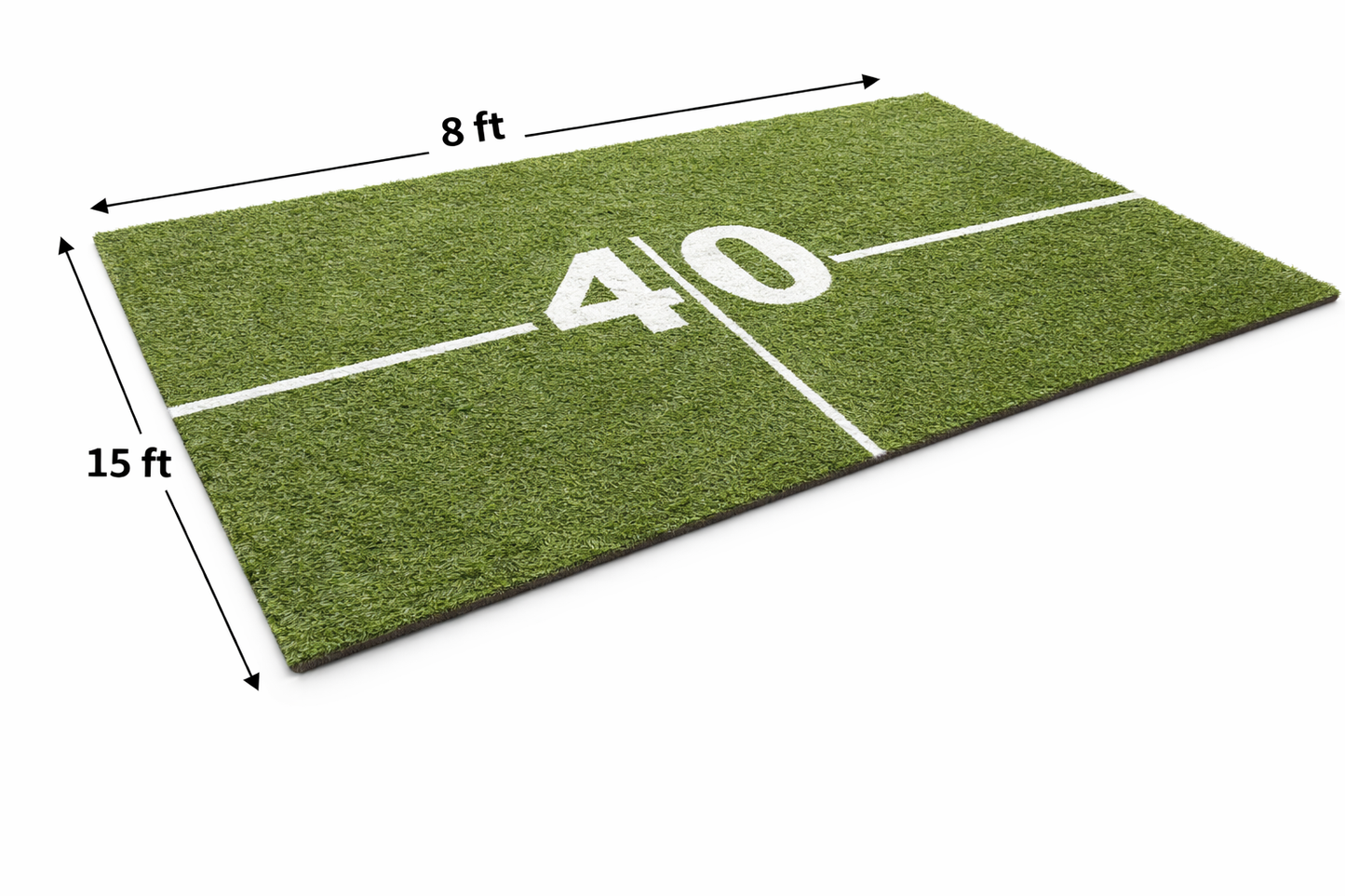 Buffalo Bills Highmark Stadium Authentic 40 Yard Line Turf 8 ft x 11 ft Game Used Field Section (Pre-Order & Pickup Only)