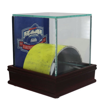 Buffalo Bills Highmark Stadium Authentic Piece of Goalpost in Display Case