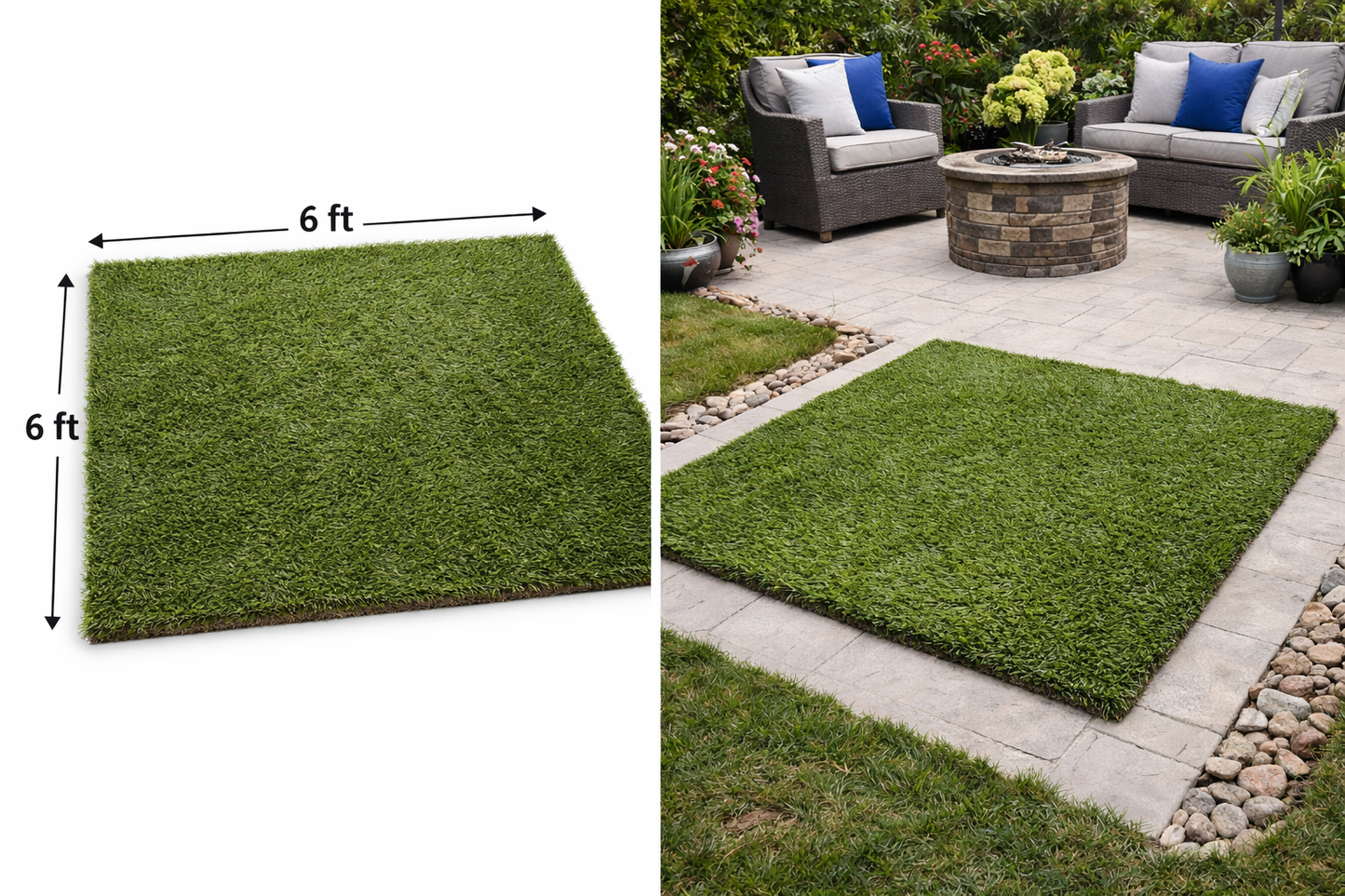 Buffalo Bills Highmark Stadium Authentic 6ft x 6ft Section of Turf (Pre-Order)