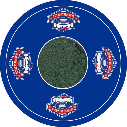 Buffalo Bills Highmark Stadium Authentic Turf Coaster Set (Pre-Order)