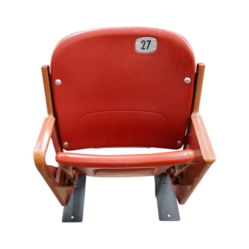 Buffalo Bills Highmark Stadium Authentic Pair of Red End Cap Seats with Logo