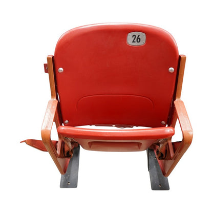 Buffalo Bills Highmark Stadium Authentic Pair of Red End Cap Seats with Logo