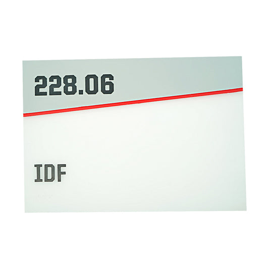 Highmark Stadium Authentic IDF White/Red 10x7 Sign