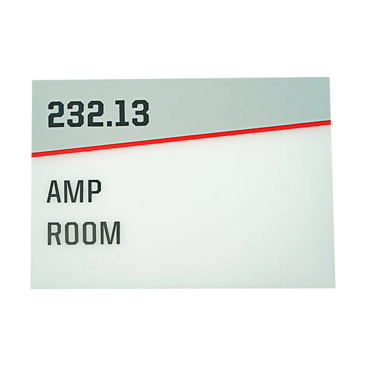 Highmark Stadium Authentic Amp Room White/Red 10x7 Sign