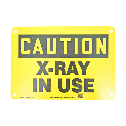 Highmark Stadium Authentic Caution X-Ray 10x7 Yellow Sign