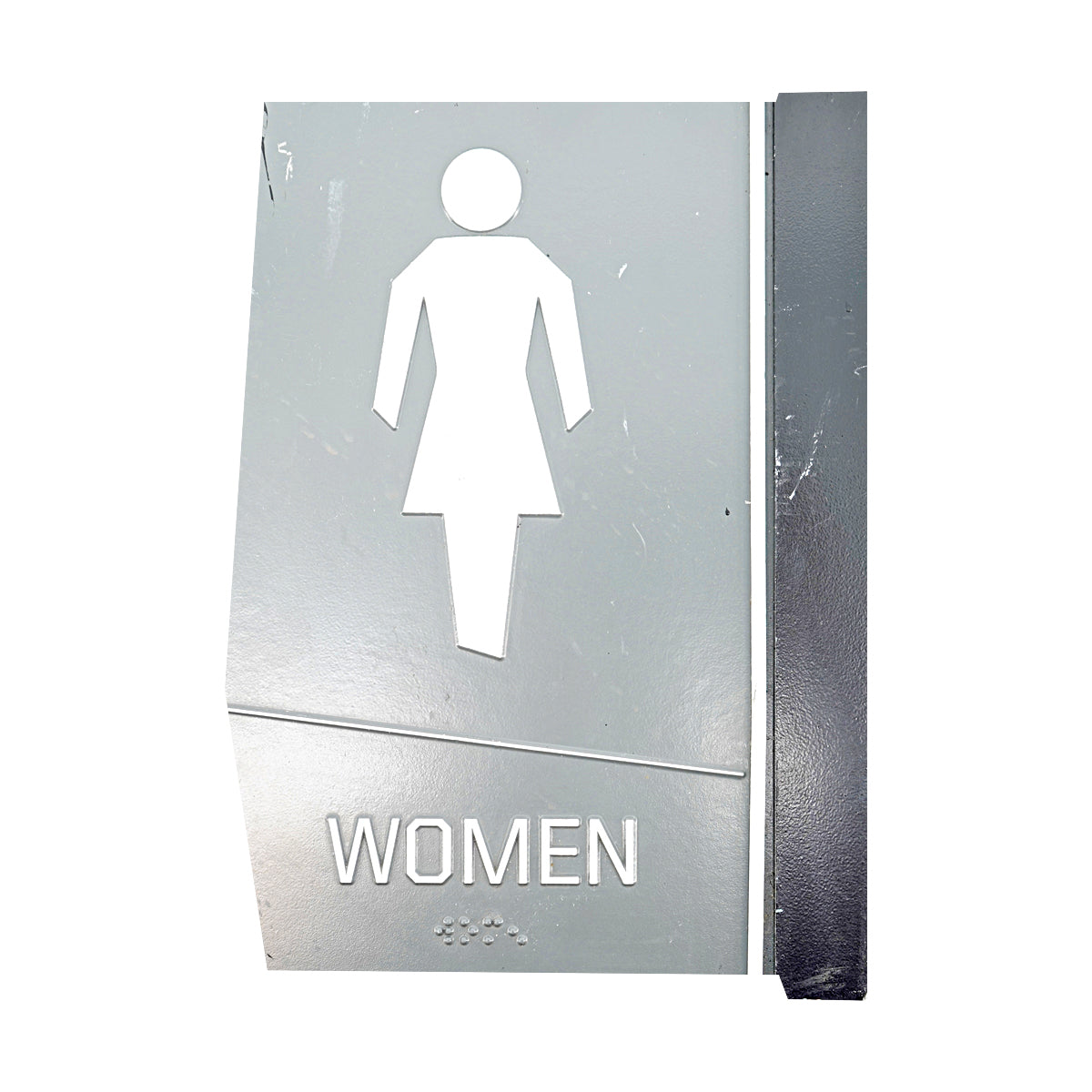 Highmark Stadium Authentic Womens Restroom 6x9 Grey Sign