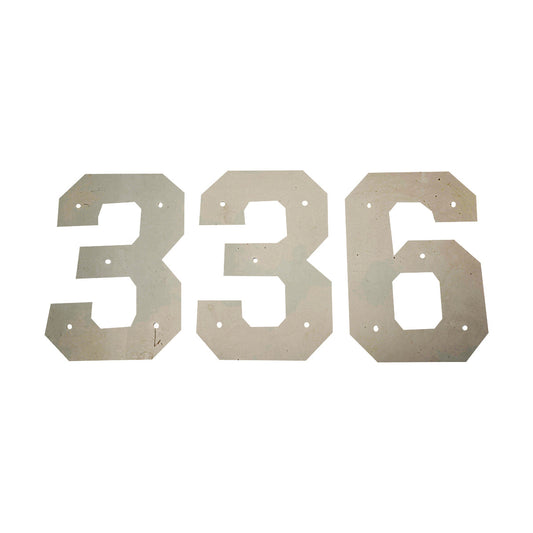 Highmark Stadium Authentic Section 336 White Three Number Sign