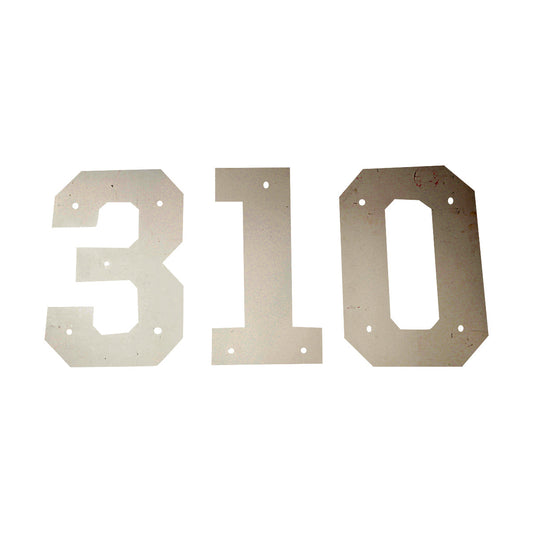 Highmark Stadium Authentic Section 310 White Three Number Sign