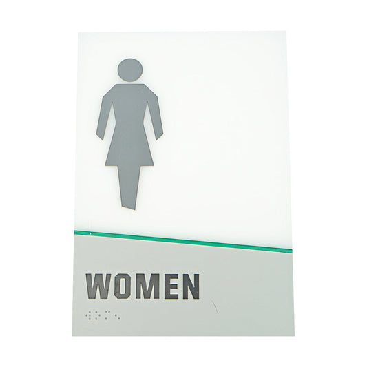 Highmark Stadium Authentic Women White/Green 7x10 Sign