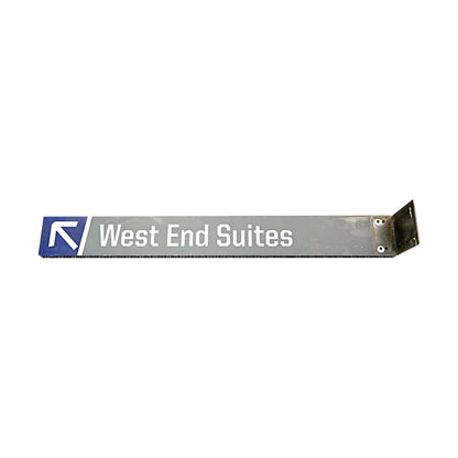Highmark Stadium Authentic West End Suites Blue 51x6 Directional Sign