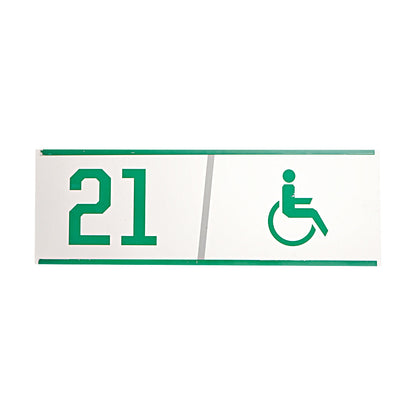 Highmark Stadium Authentic 21/Accessible Green/White Suite 28x10 Sign