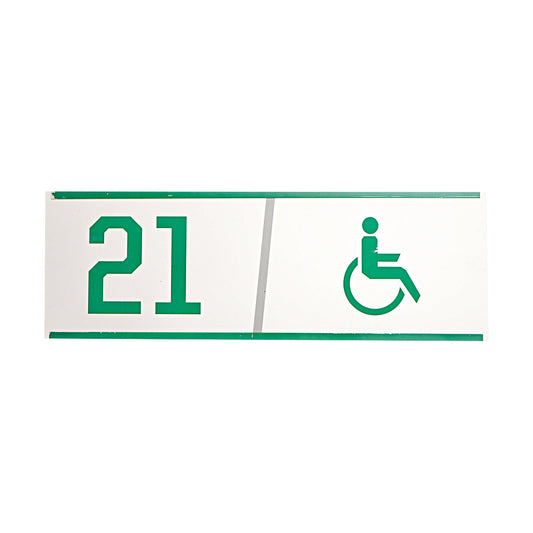 Highmark Stadium Authentic 21/Accessible Green/White Suite 28x10 Sign