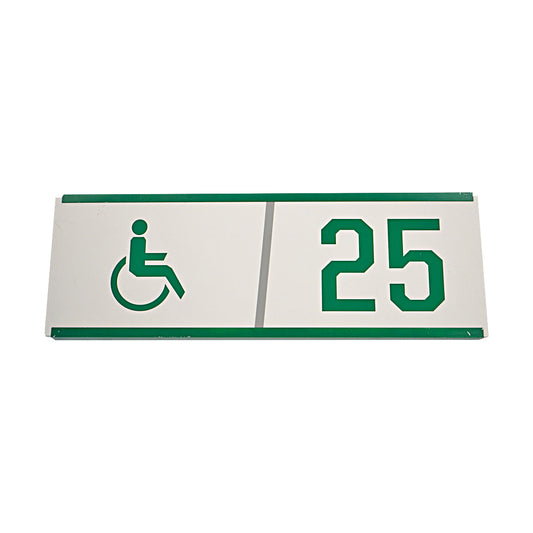 Highmark Stadium Authentic Accessible/25 Green/White Suite 28x10 Sign