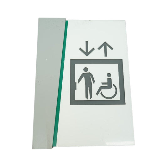Highmark Stadium Authentic Elevator Double Sided White/Green 8x10 Sign
