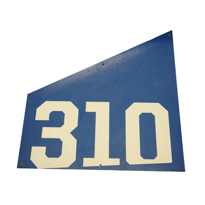Highmark Stadium Authentic Section 310 36x36 White/Blue Metal Right Side Sign