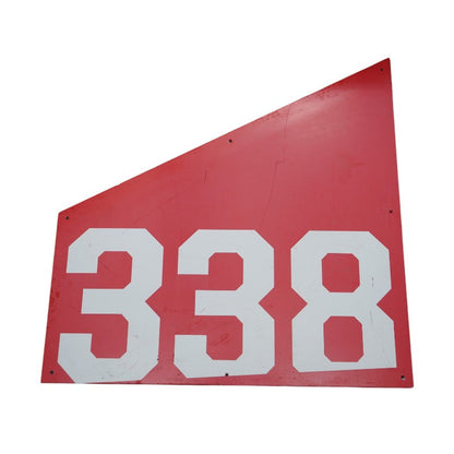 Highmark Stadium Authentic Section 338 36x36 White/Red Metal Right Side Sign