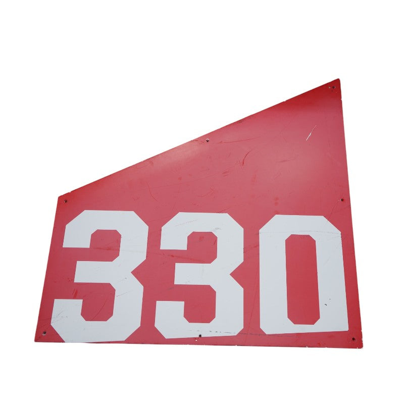 Highmark Stadium Authentic Section 330 36x36 White/Red Metal Right Side Sign