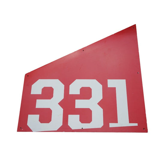 Highmark Stadium Authentic Section 331 36x36 White/Red Metal Right Side Sign