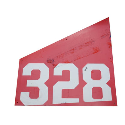 Highmark Stadium Authentic Section 328 36x36 White/Red Metal Right Side Sign